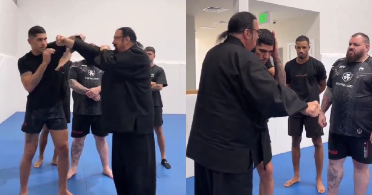 Alex Pereira works with Steven Seagal