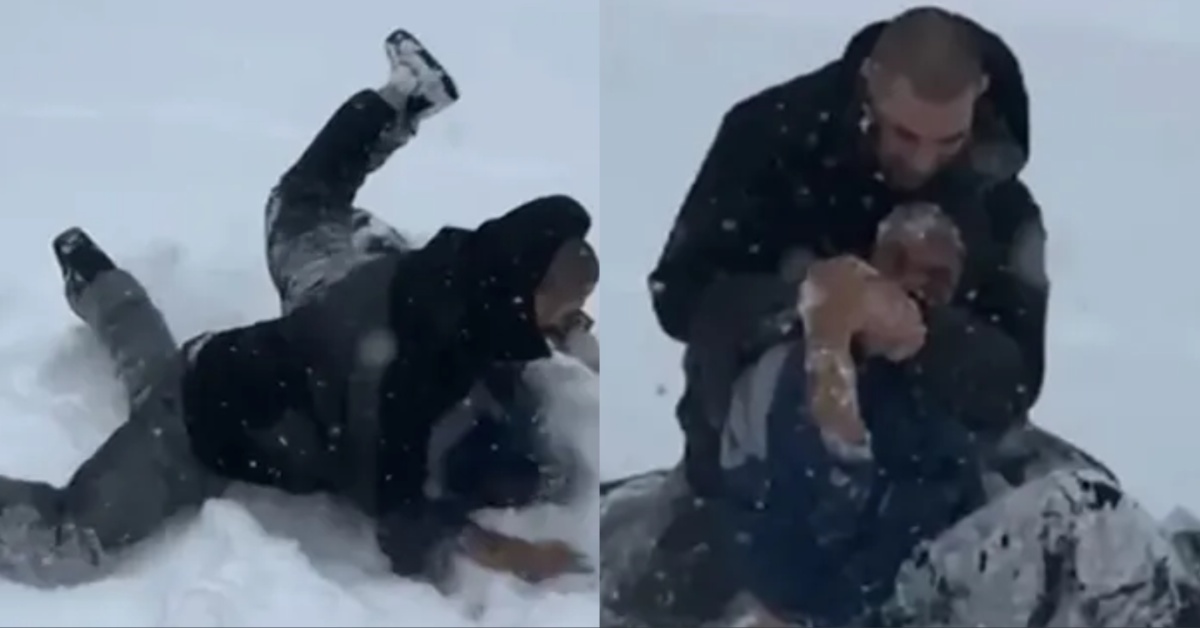 Video – Ex-UFC champion Sean Strickland  taps out random fan on the ski slopes: ‘Stop challenging me’