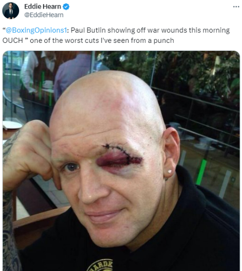 Video - Former Anthony Joshua opponent Paul Butlin gets into heated confrontation while working as a bailiff 2 Screenshot 2024 02 07 125158