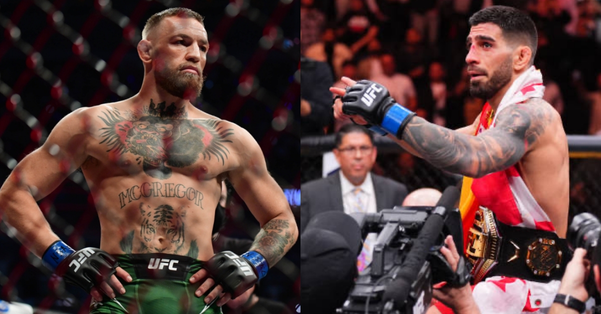 Conor McGregor bites back after Ilia Topuria issues challenge at UFC 298: ‘I have huge balls, I have 4 kids’