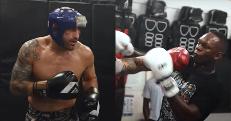 Video – Israel Adesanya joins Alexander Volkanovski for sparring ahead of UFC 298: ‘I wanna see how sharp he is’