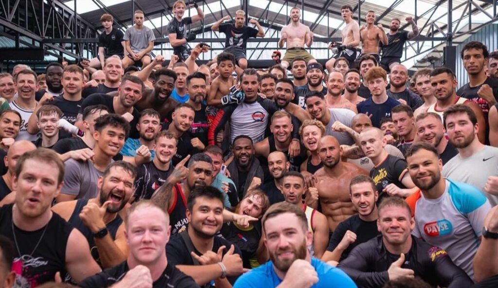 BangTao MMA group photo with Jon Jones