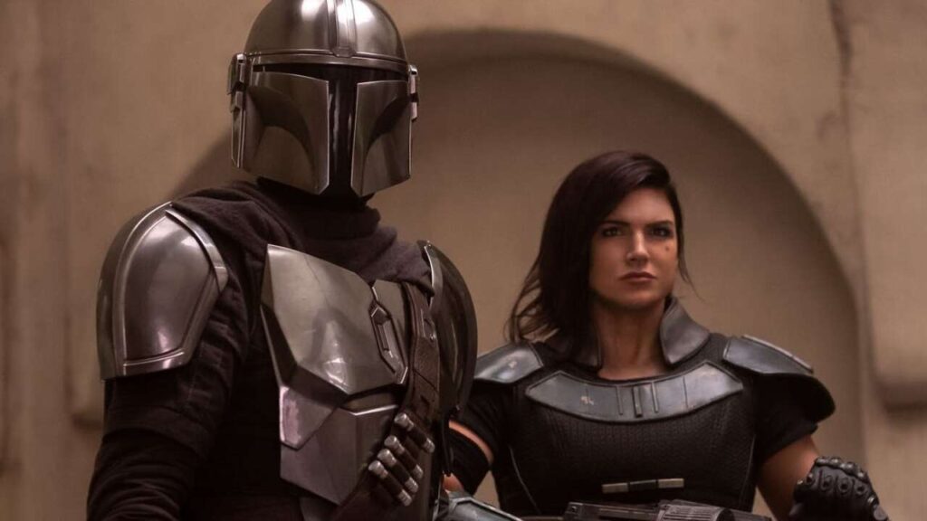 Gina Carano in The Mandalorian