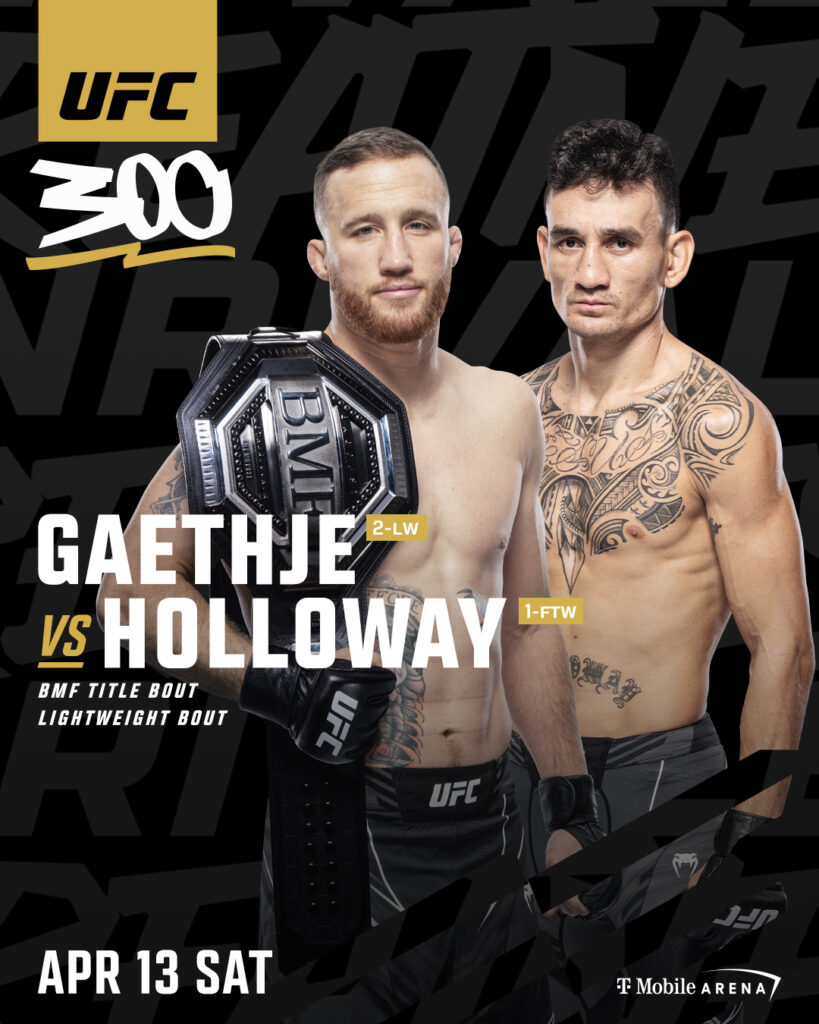 Gaethje vs. Holloway at UFC 300