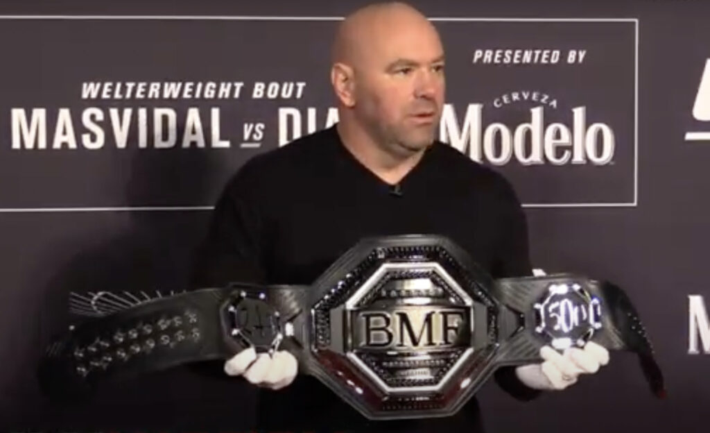 The BMF Belt: The History 3 BMF Belt Dana White