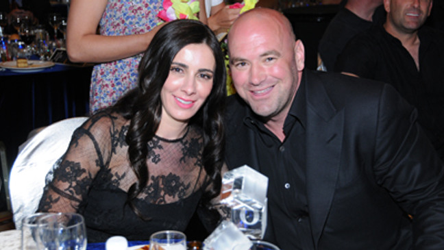 Dana White and his wife