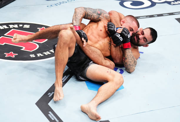 Dustin Poirier rallies to score stunning KO win over Benoit Saint Denis in gruelling clash - UFC 299 Highlights 3 Dustin Poirier UFC 299