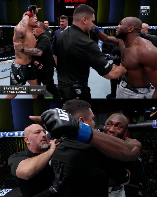 Bryan Battle and Ange Loosa get into near-brawl after their fight ends in a no contest - UFC Vegas 88 Highlights 2 Bryan Battle vs. Ange Loosa