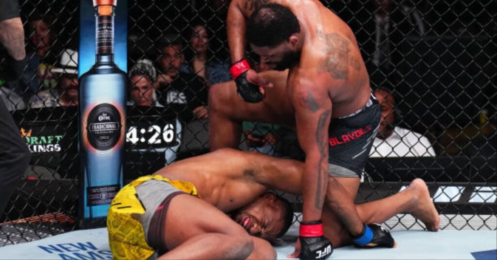 Curtis Blaydes scores stunning win over 15-fight win streak Jailton Almeida with TKO at UFC 299 Highlights