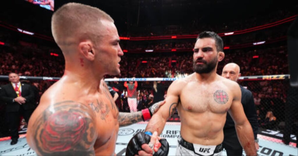 Dustin Poirier unsure of retirement ahead of UFC 302 fight with Islam Makhachev: 'It could be my last one' 3 Dustin Poirier questions Benoit Saint Denis over staph infection you don't say something like that when you lose
