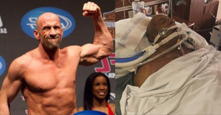UFC legend Mark Coleman fighting for his life after saving his parents from devastating house fire