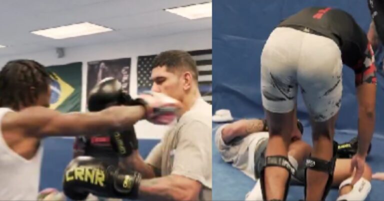 Video – UFC light heavyweight champion Alex Pereira gets knocked out by 140-pound rapper Lil Tjay