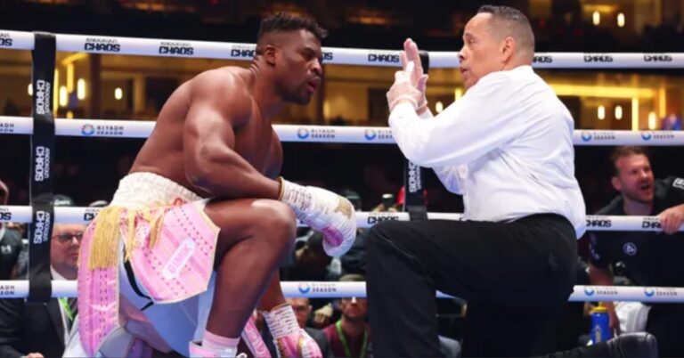 Francis Ngannou can’t remember when he ‘Came back from the stool’ for round two in Anthony Joshua fight