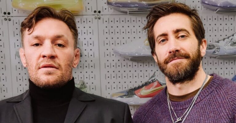 Video - Conor McGregor goes sneaker shopping with Road House co-star Jake Gyllenhaal, drops 24k on kicks