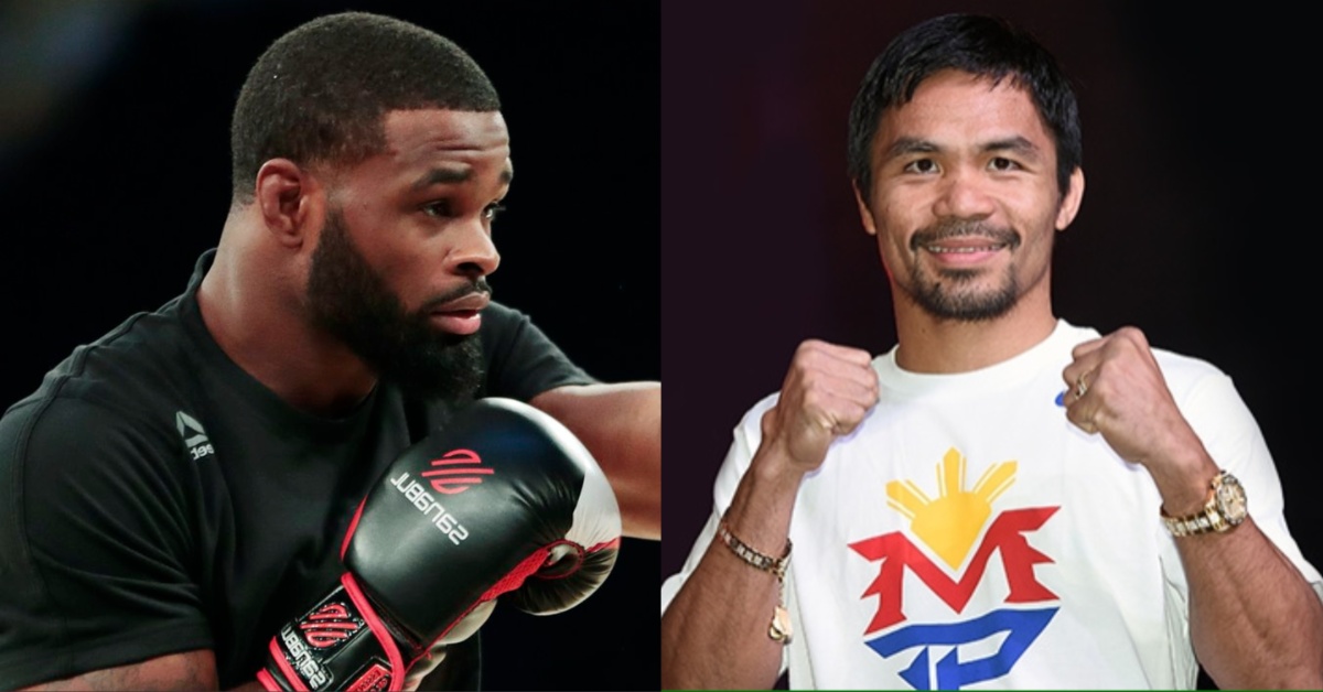 Ex-UFC champ Tyron Woodley reveals talks for a boxing match with Manny Pacquiao: 'Are we fighting or what?'