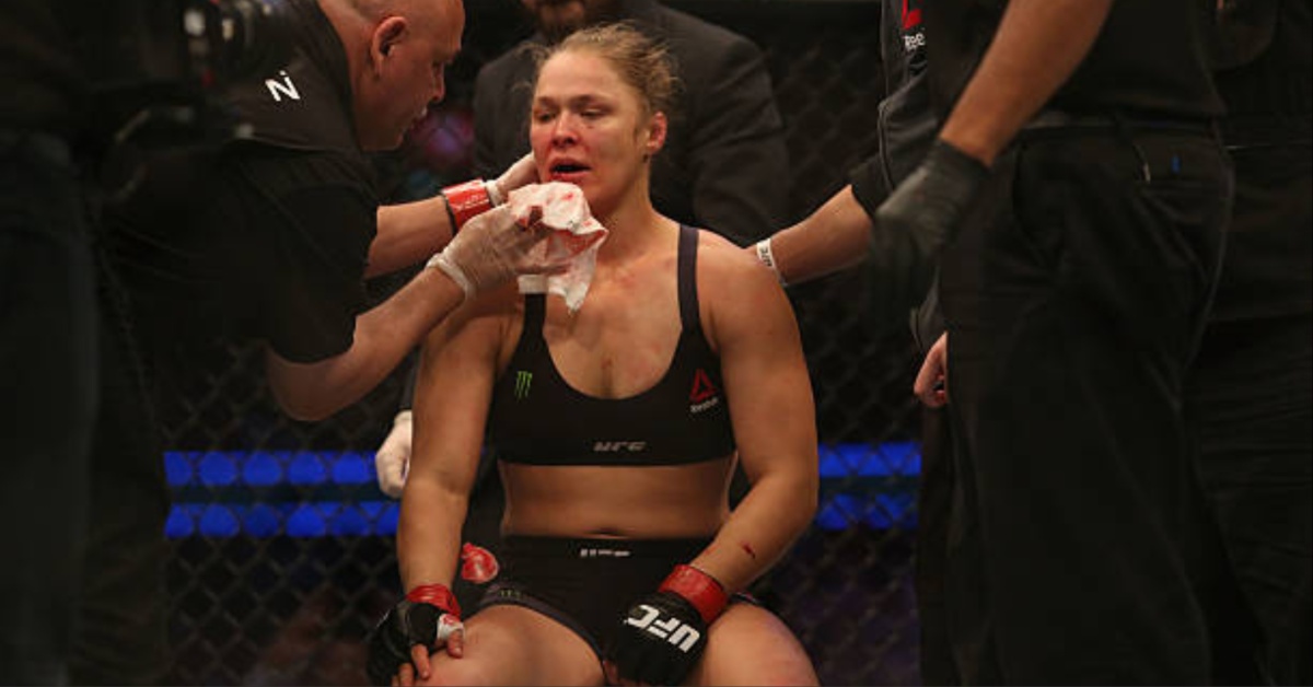 Ronda Rousey claims she was destined to lose fight with Holly Holm: ‘I got touched and it knocked my bottom teeth loose’