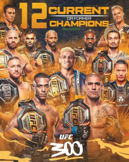 UFC CEO Dana White postponed the birth of his son for a Chuck Liddell fight: 'I said that ain't gonna work' 4 UFC Champions at UFC 300