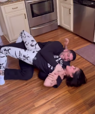 Alex Pereira and Polyana Viana