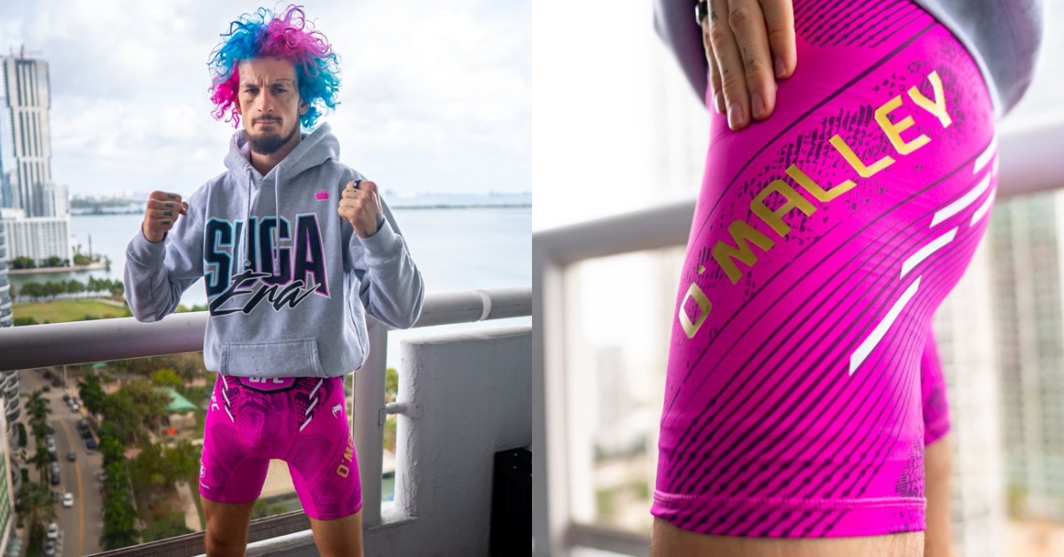 Sean O'Malley set to wear pink shorts for UFC 299 title fight with Marlon Vera in Miami