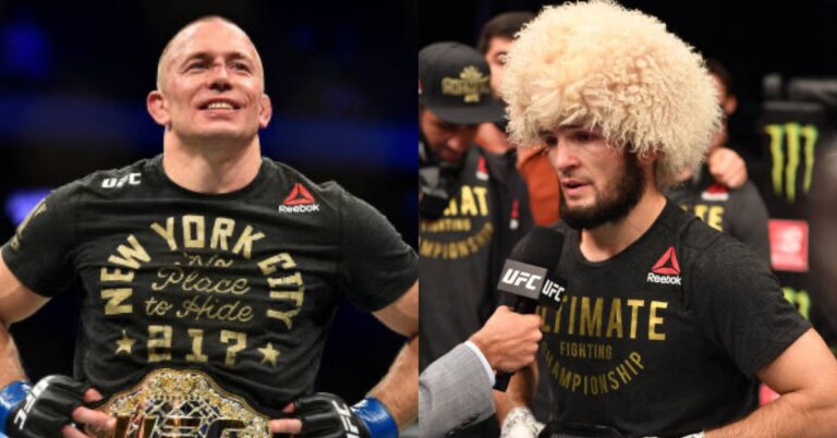 Georges St-Pierre reveals failed UFC fight with Khabib Nurmagomedov I would've put him down