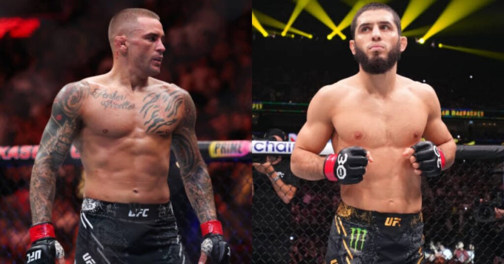 Dustin Poirier reacts to Islam Makhachev's jibe at title fight call: 'I've done more in the sport than he has' 4 Dustin Poirier previews title fight with Islam Makhachev maybe I'll submit him with a guillotine
