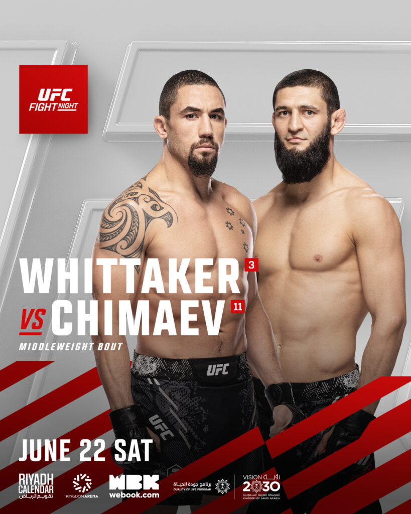 Robert Whittaker vs. Khamzat Chimaev