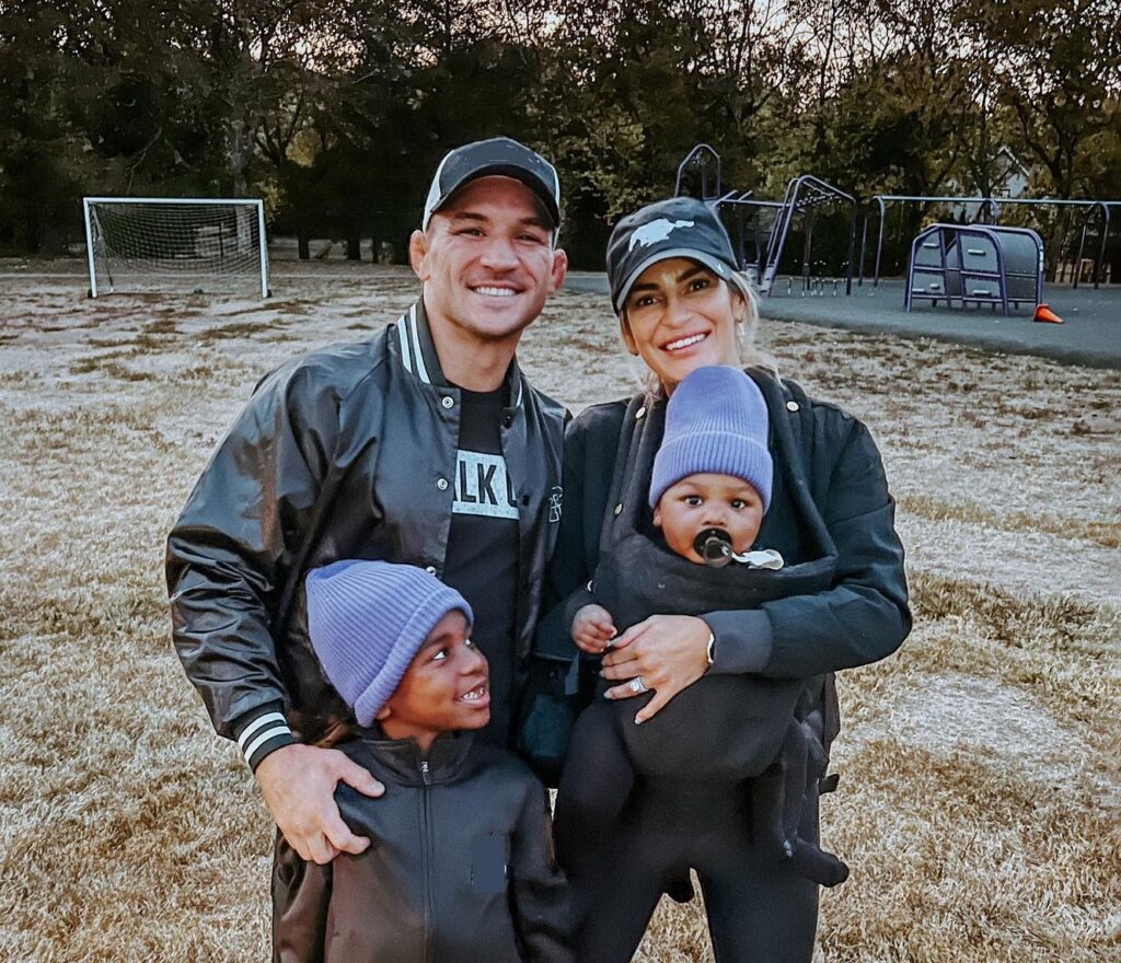 Michael Chandler and family