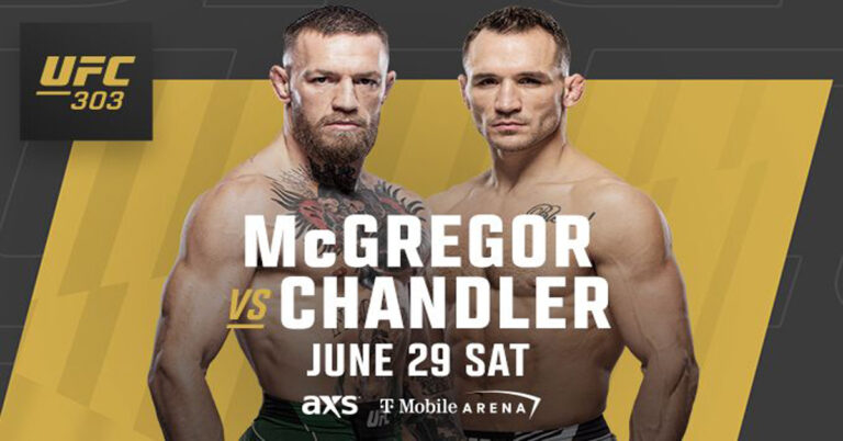 UFC 303: Conor McGregor vs. Michael Chandler Fight Card, Betting Odds, Start Time