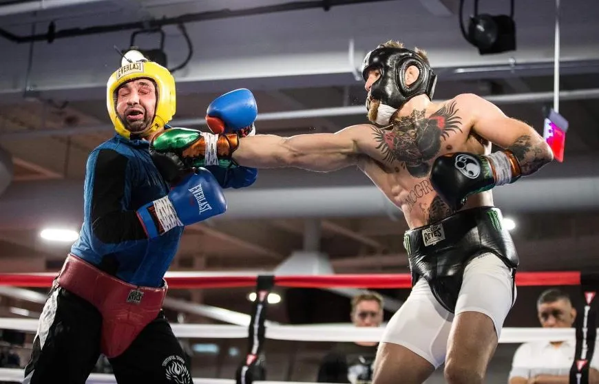 Conor McGregor reignites feud with Paulie Malignaggi ahead of UFC 303: 'He got battered out of the gym' 3 Conor Paulie Sparring