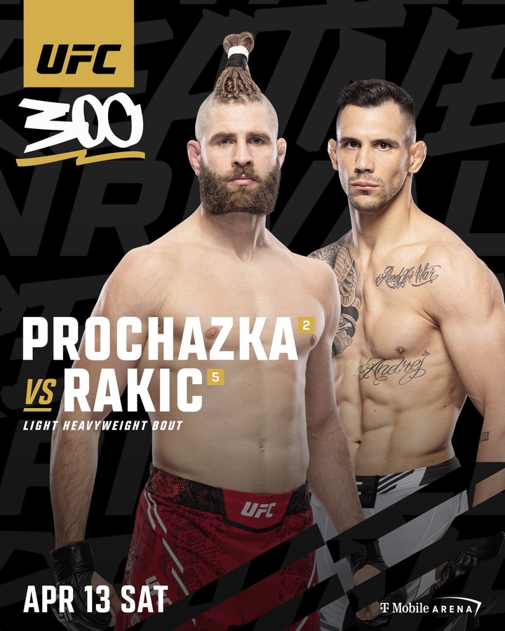 Aleksandar Rakic again rips Jiri Prochazka pre-UFC 300: 'You can't become a samurai by reading a book' 2 Aleksandar Rakic vs. Jiri Prochazka