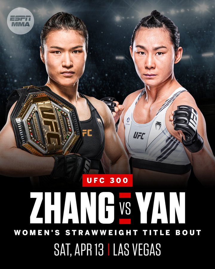 Zhang vs. Yan at UFC 300