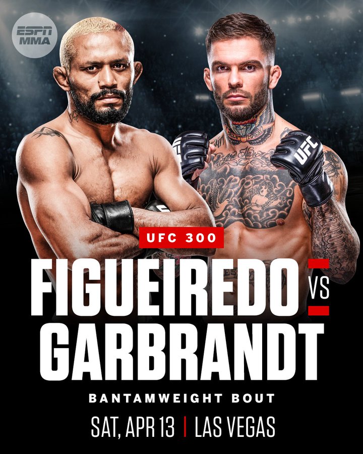 Cody Garbrandt vs. Deiveson Figueiredo at UFC 300