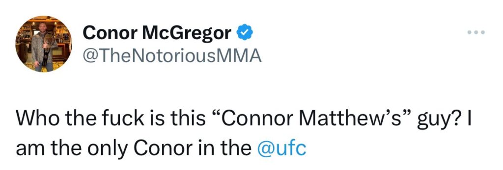 Conor McGregor