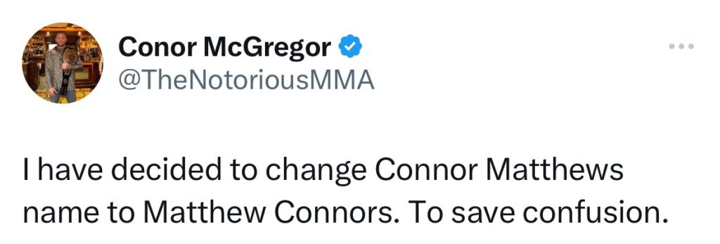 Conor McGregor
