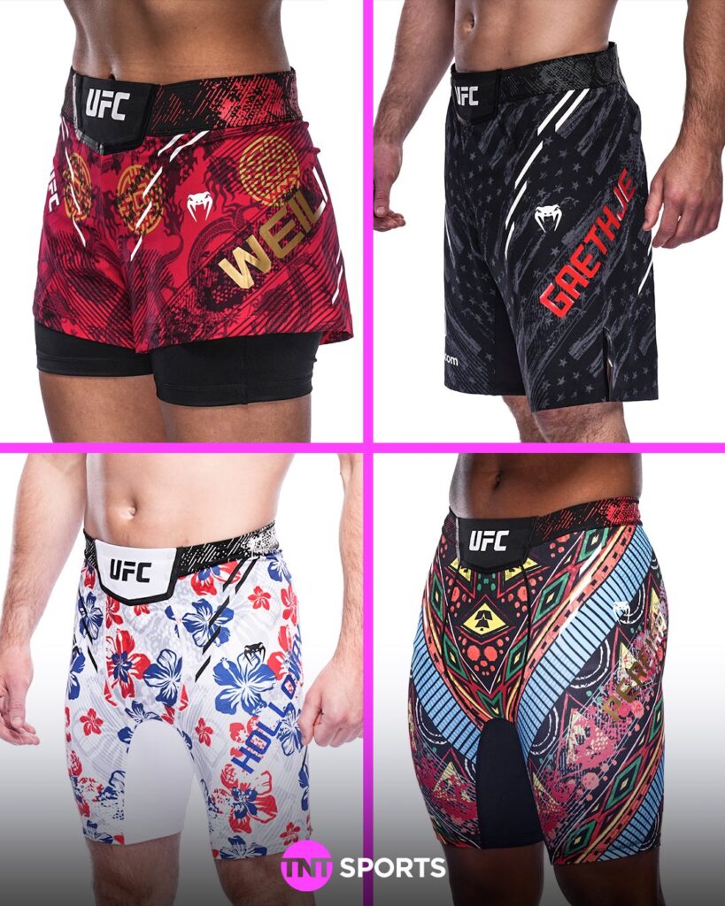 Custom ufc shorts 2025