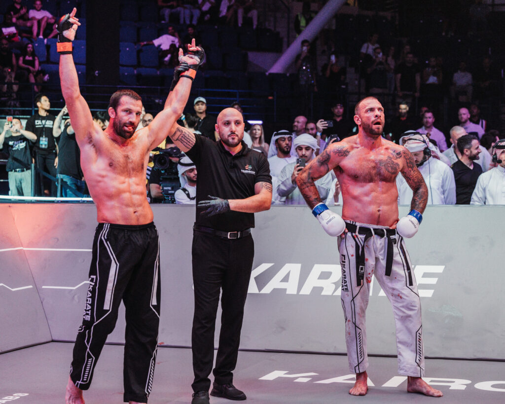 Ex-UFC champ Luke Rockhold knocks out Joe Schilling in Karate Combat debut - KC 45 Highlights 3 Luke Rockhold