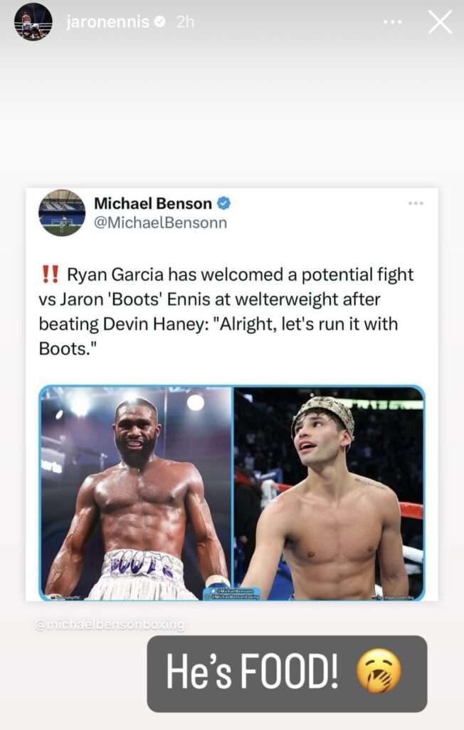 Eddie Hearn and Ryan Garcia's father get into nasty verbal altercation following Devin Haney fight 3 GLtPGlXXMAAWSd8