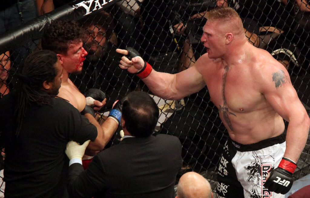 Frank Mir vs. Brock Lesnar