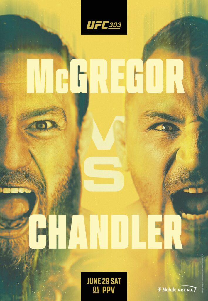 McGregor vs Chandler Poster