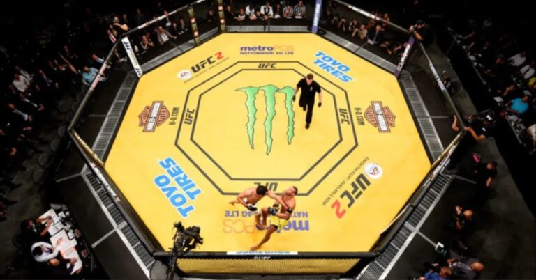 UFC tipped to bring unique colour for canvas at UFC 300, bookies favor gold coloured mat