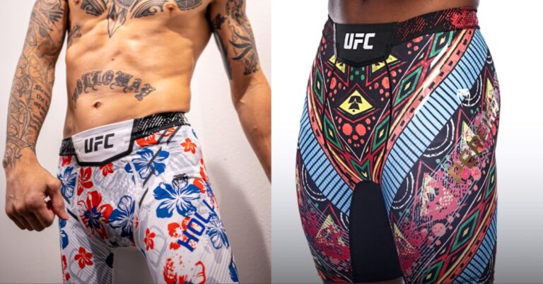 Custom UFC 300 fight shorts unveiled for Alex Pereira, Max Holloway, and more
