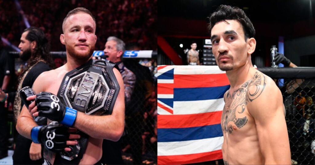 Justin Gaethje and Max Holloway