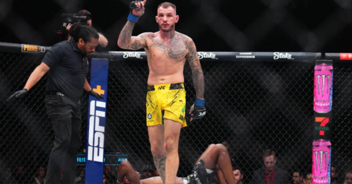 Renato Moicano rallies to land second round ground strikes TKO win over Jalin Turner UFC 300 Highlights