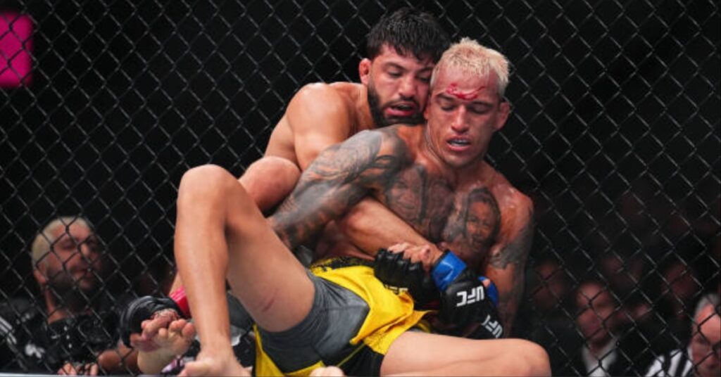 Arman Tsarukyan defeats Charles Oliveira in razor thin split decision victory UFC 300 Highlights