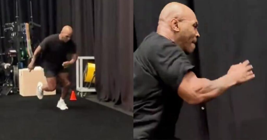 Video - Boxing legend 'Iron' Mike Tyson shows off his speed ahead of Jake Paul fight