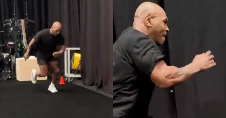 Video – Boxing legend ‘Iron’ Mike Tyson shows off his speed ahead of Jake Paul fight