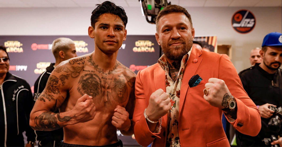 Conor McGregor backs Ryan Garcia after win over Devin Haney drink responsibly every night