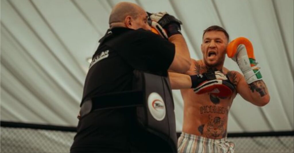 Video – Conor McGregor shows off kick-Heavy sparring in new UFC 303 camp footage: ‘He’s looking smooth with it’