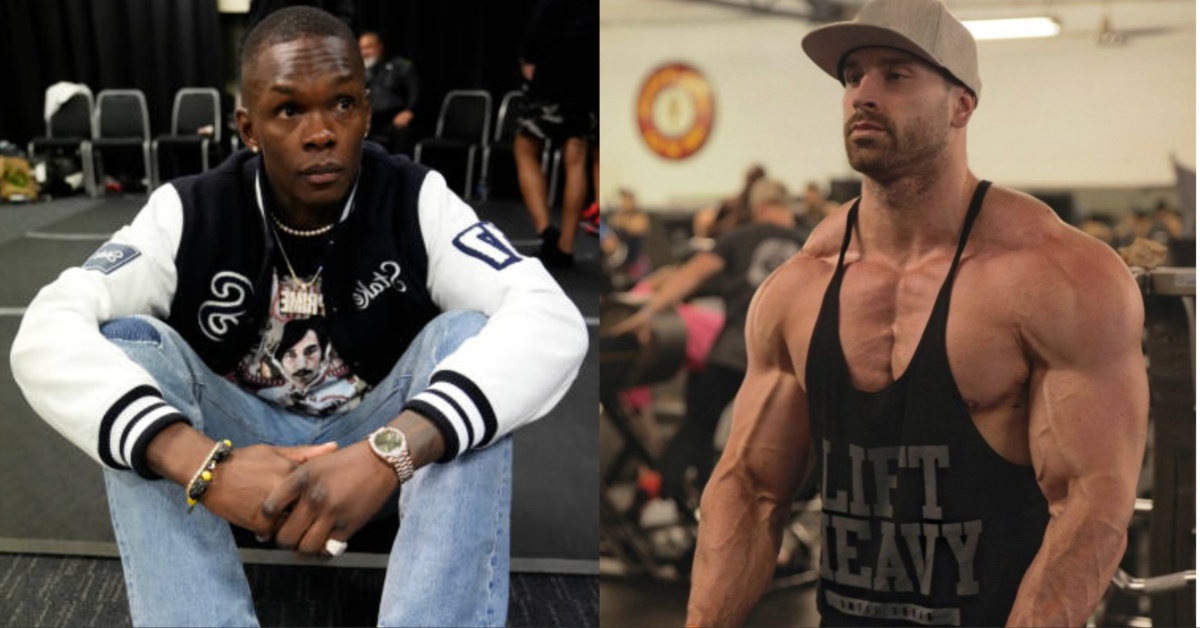 Israel Adesanya roasts Clout-Chasing bodybuilder Bradley Martyn: 'Some people aren't even man enough...'