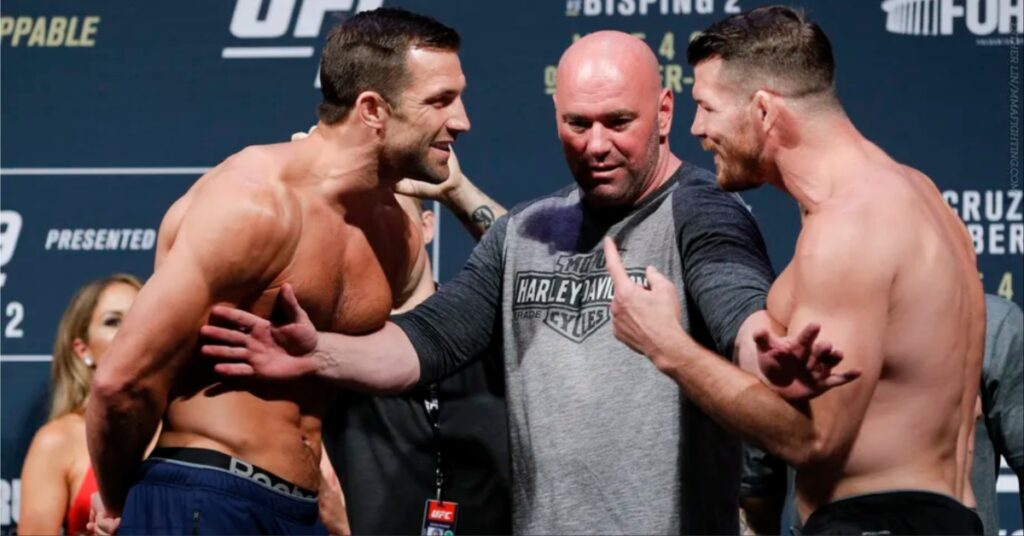 Michael Bisping welcomes trilogy fight with Luke Rockhold in Karate Combat I'd do it 100 percent